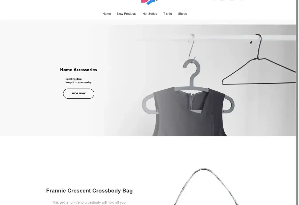 Screenshot of Non-Delivery scam website "Consuelastyle-hope.com"