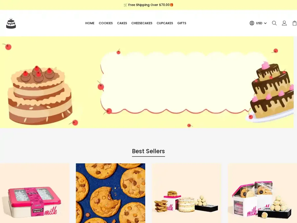 Screenshot of Non-Delivery scam website ""