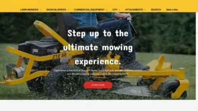 Screenshot of Non-Delivery scam website "Cubcadet-sale.shop"