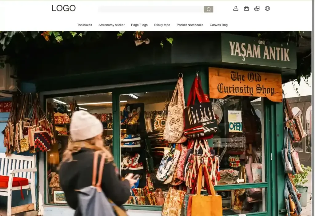 Screenshot of Non-Delivery scam website "Daoletrade.shop"