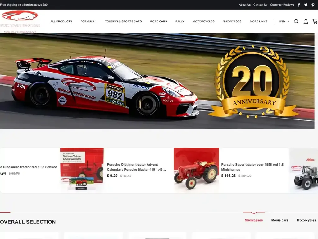 Screenshot of Non-Delivery scam website "500 Internal Server Error"