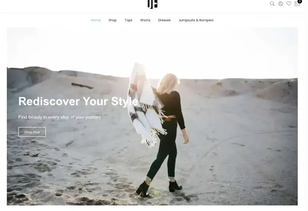 Screenshot of Non-Delivery scam website "Deweva.com"