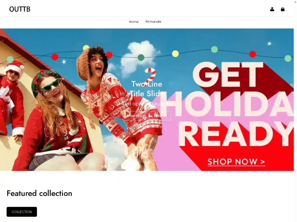 Screenshot of Non-Delivery scam website ""