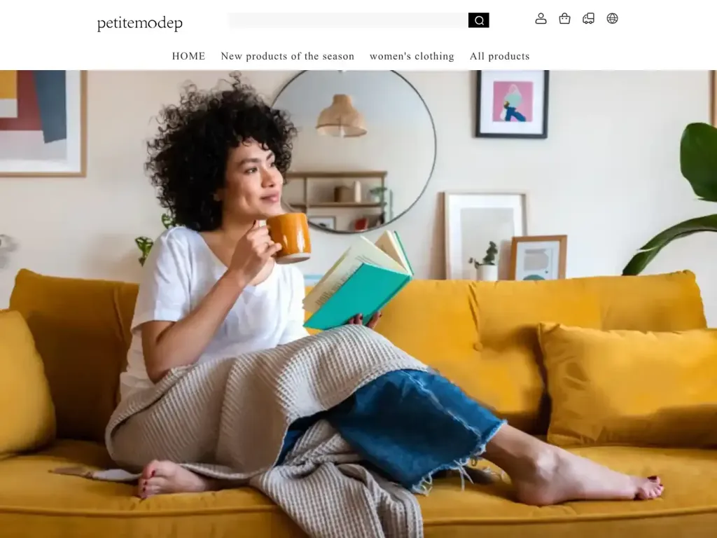 Screenshot of Non-Delivery scam website ""