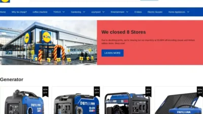 Screenshot of Non-Delivery scam website "Dynamosale.com"