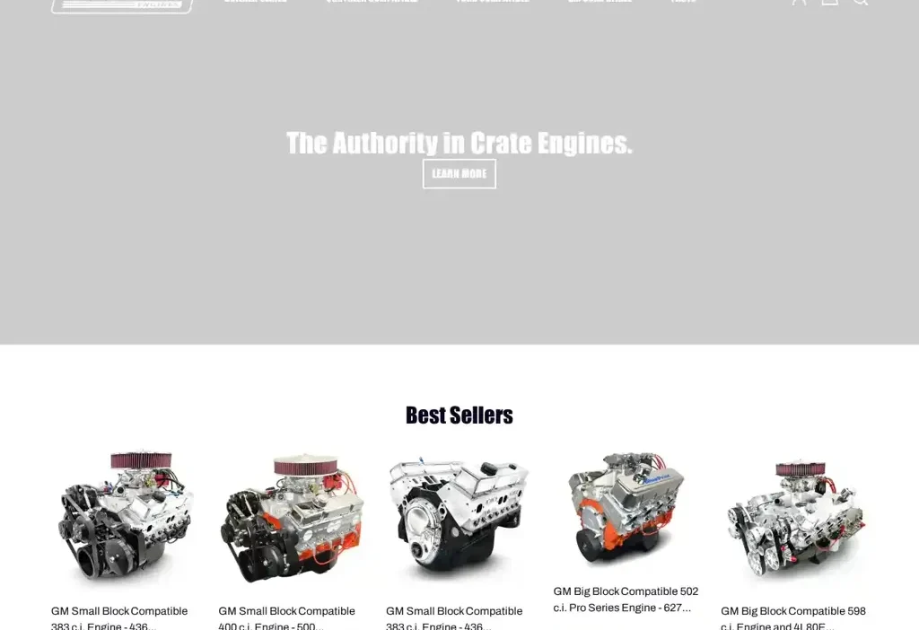 Screenshot of Non-Delivery scam website "Engineus.shop"
