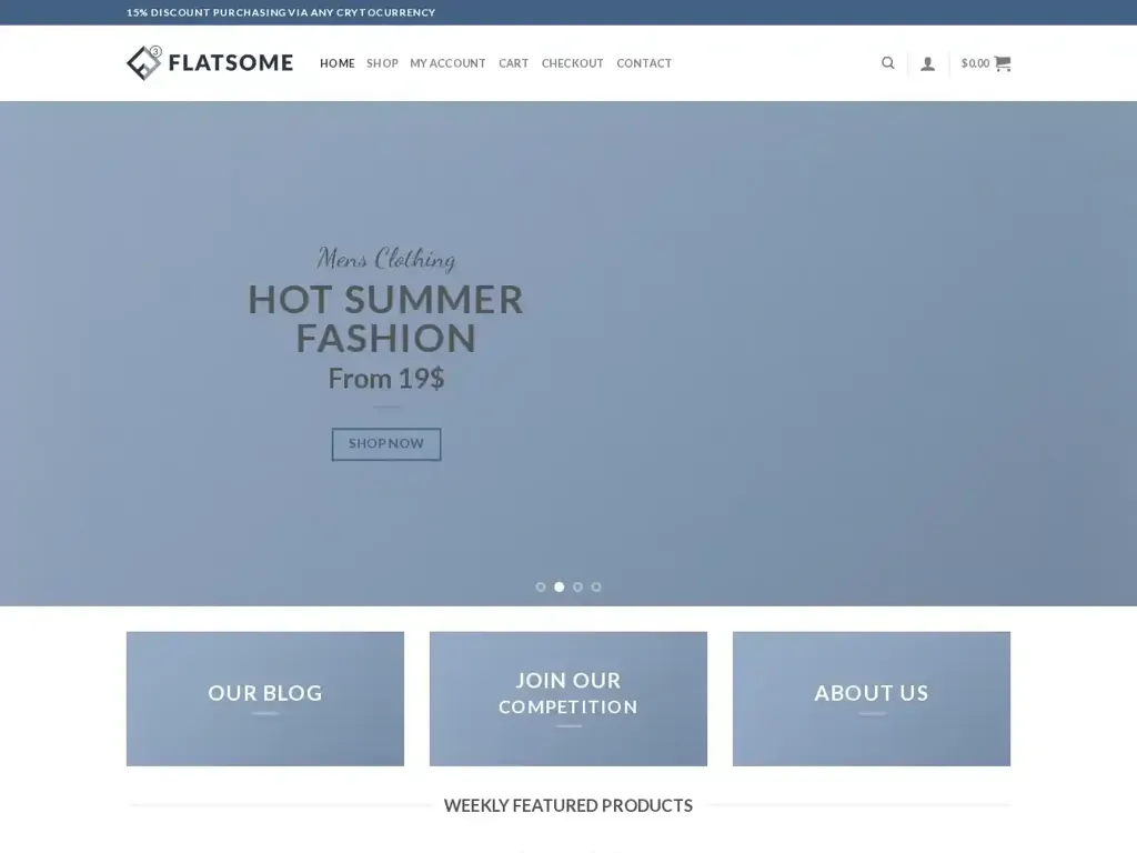 Screenshot of Non-Delivery scam website "Classic Shop | Espresso Machines"