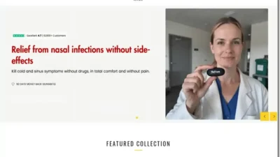 Screenshot of Non-Delivery scam website "Exclusivearea.shop"