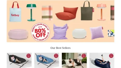 Screenshot of Non-Delivery scam website "Fatboyonline.store"