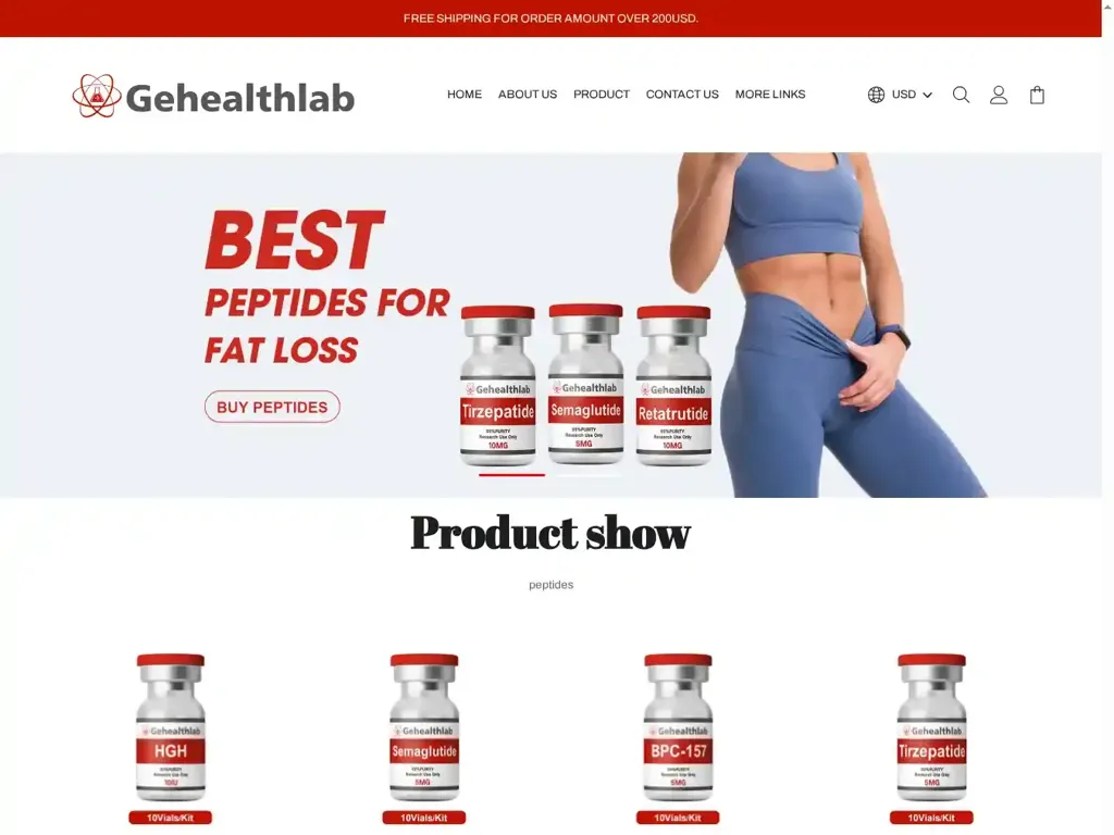 Screenshot of Non-Delivery scam website "Fitwellnessnow"