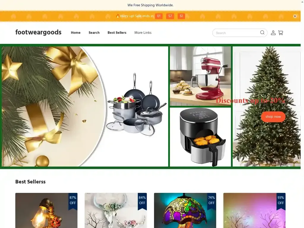 Screenshot of Non-Delivery scam website "500 Internal Server Error"