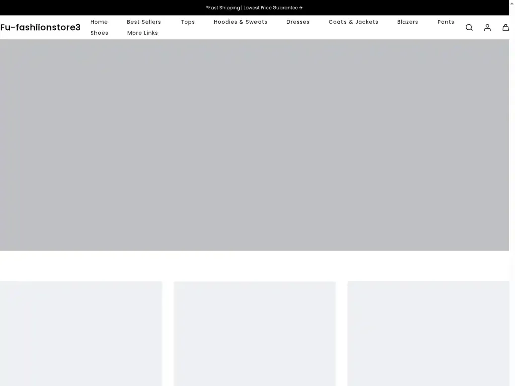 Screenshot of Non-Delivery scam website "500 Internal Server Error"