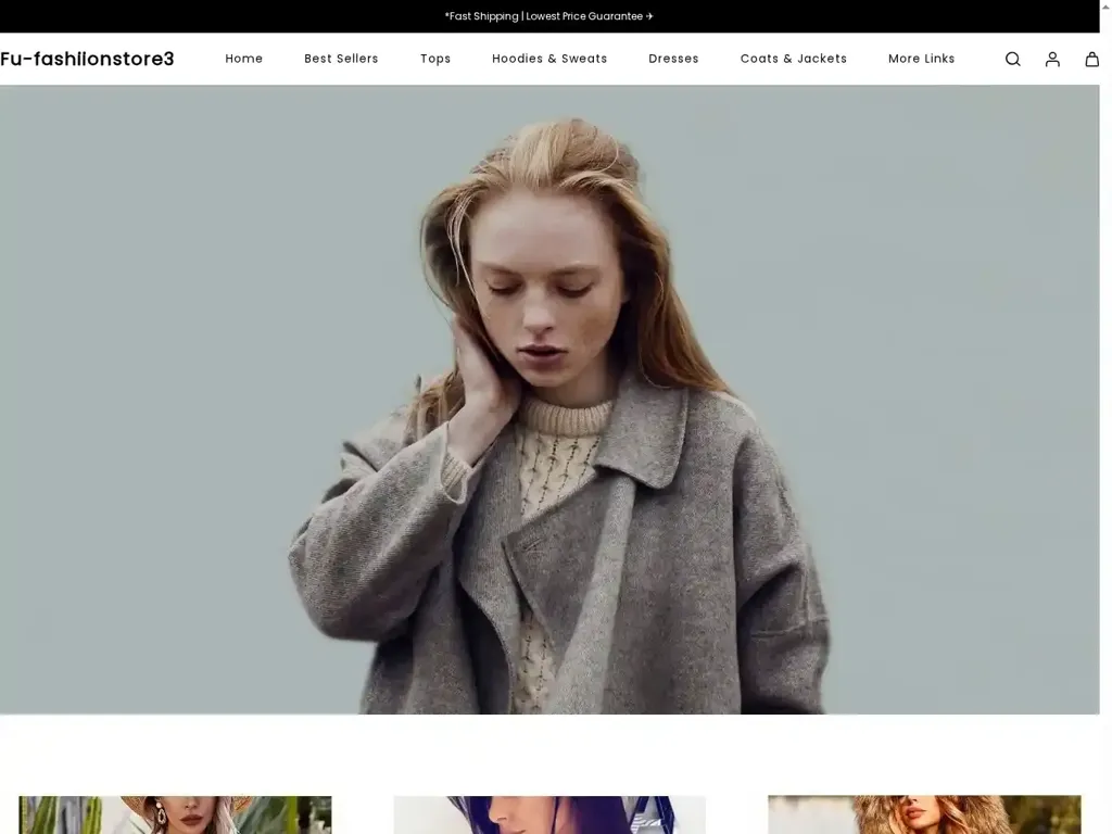 Screenshot of Non-Delivery scam website ""