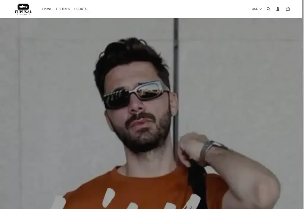 Screenshot of Non-Delivery scam website "Fupusal.com"