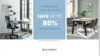 Screenshot of Non-Delivery scam website "Furniture-store.shop"