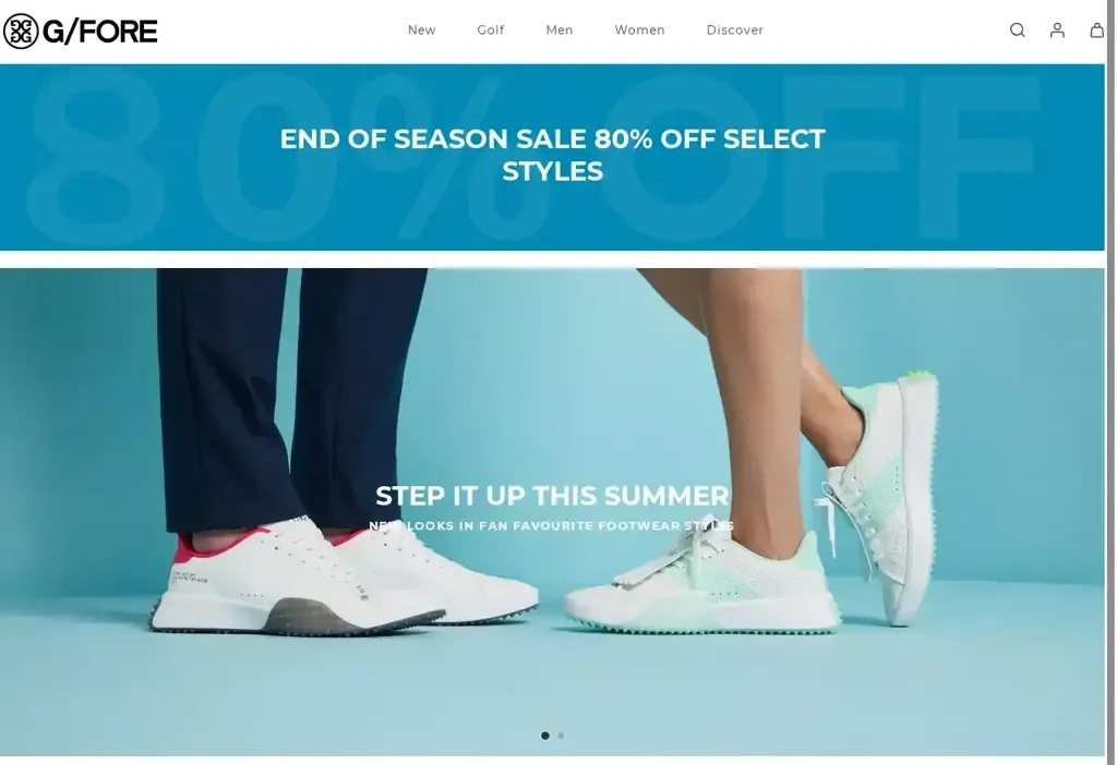 Screenshot of Non-Delivery scam website "Gforeus.com"