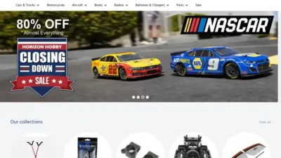 Screenshot of Non-Delivery scam website "Horizonhobbypromo.com"