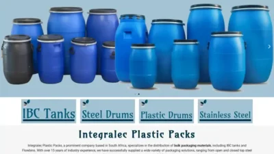 Screenshot of scam website "Integralecplasticpacks.co.za"