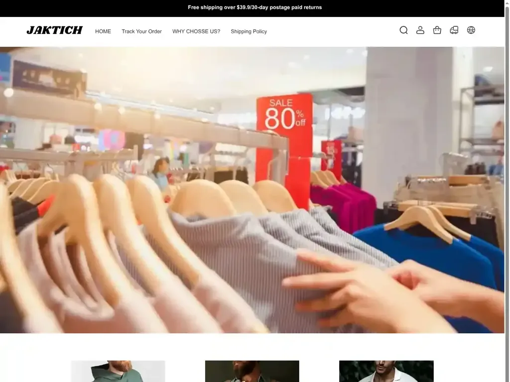 Screenshot of Non-Delivery scam website ""