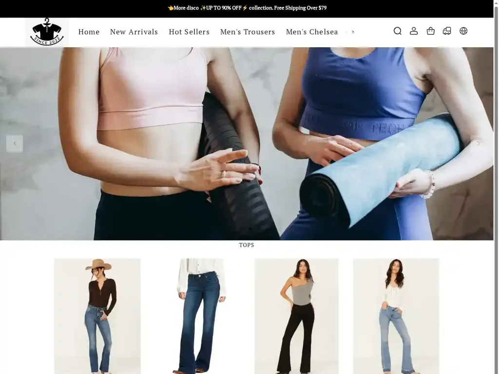 Screenshot of Non-Delivery scam website ""