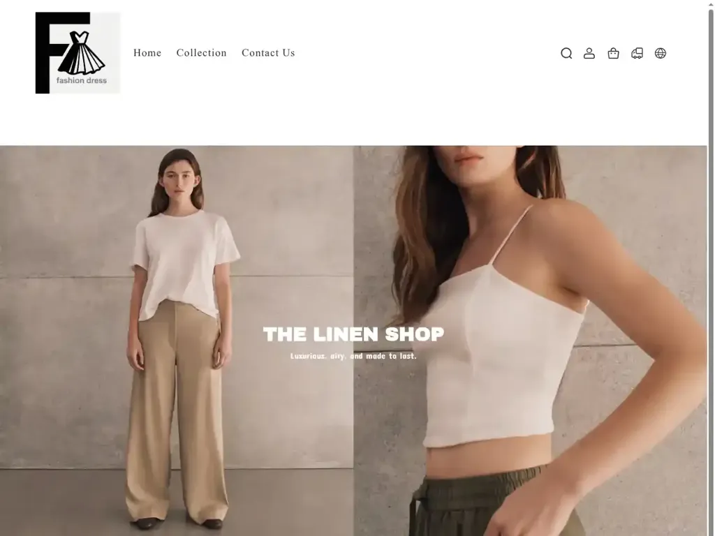 Screenshot of Non-Delivery scam website ""