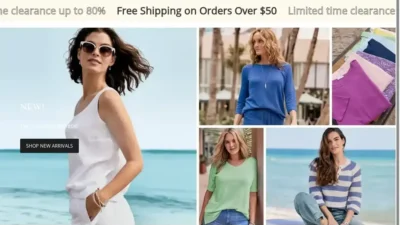 Screenshot of Non-Delivery scam website "Jjillsale.com"