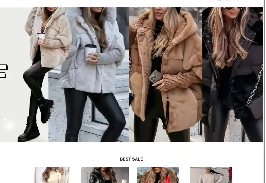 Screenshot of Non-Delivery scam website "Joannshoppingclearance.com"