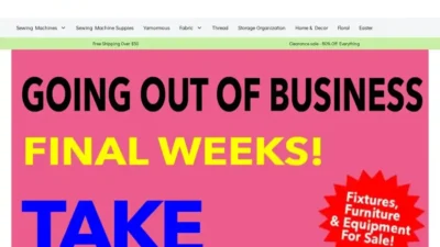 Screenshot of Non-Delivery scam website "Joansbuy.com"