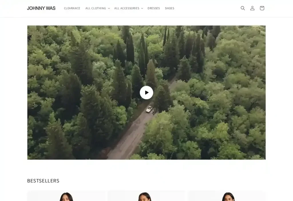 Screenshot of Non-Delivery scam website "Johnnywassteal.shop"