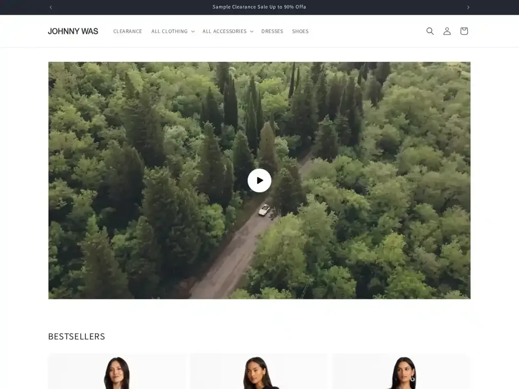 Screenshot of Non-Delivery scam website "My Store"