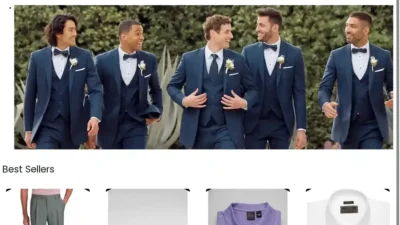 Screenshot of Non-Delivery scam website "Josbankus.com"