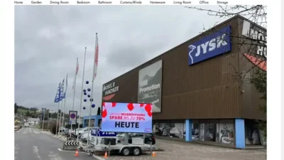 Screenshot of Non-Delivery scam website "Jyskstyle.shop"