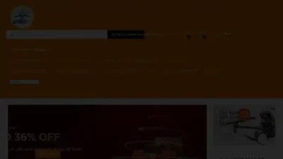 Screenshot of Non-Delivery scam website "K-tdrones.store"