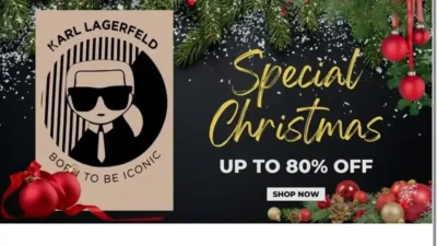 Screenshot of Non-Delivery scam website "Kalagerfeld.com"