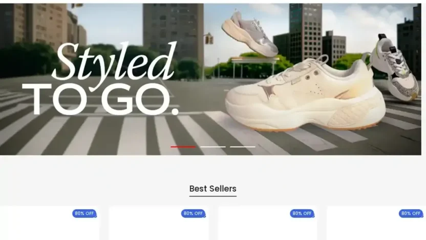 Screenshot of Non-Delivery scam website "Kedsus.shop"