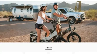 Screenshot of Non-Delivery scam website "Lectricebikesdirectsale.com"