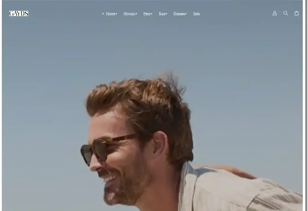 Screenshot of Non-Delivery scam website "Leruxy.shop"