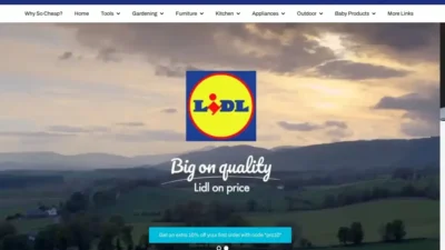 Screenshot of Non-Delivery scam website "Lidtops.com"