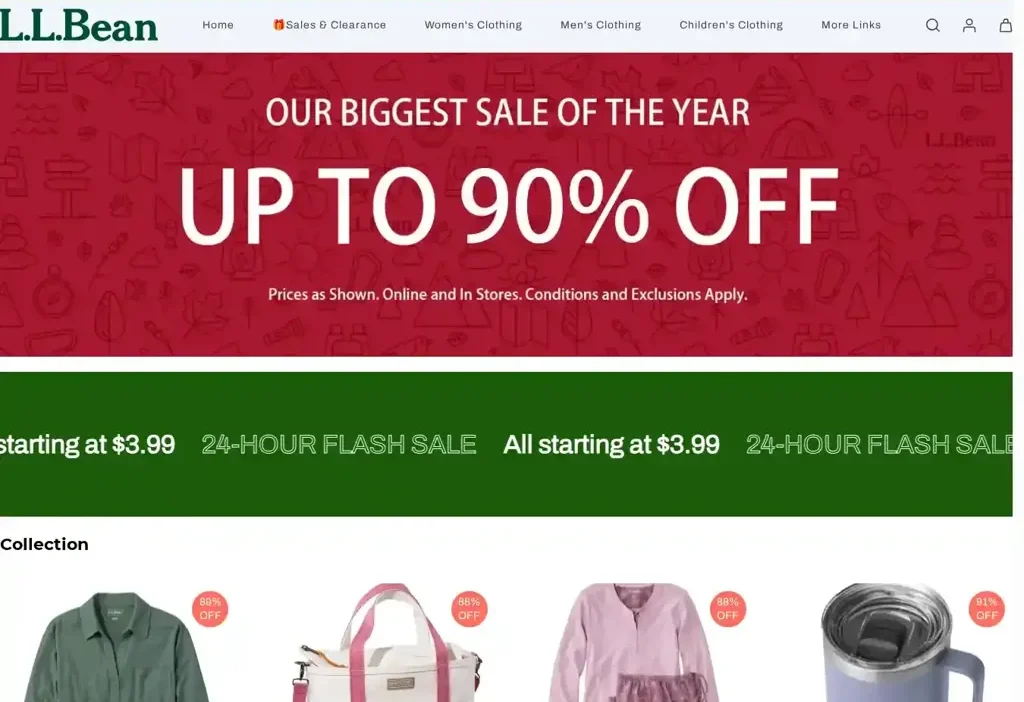 Screenshot of Non-Delivery scam website "Liibane.shop"