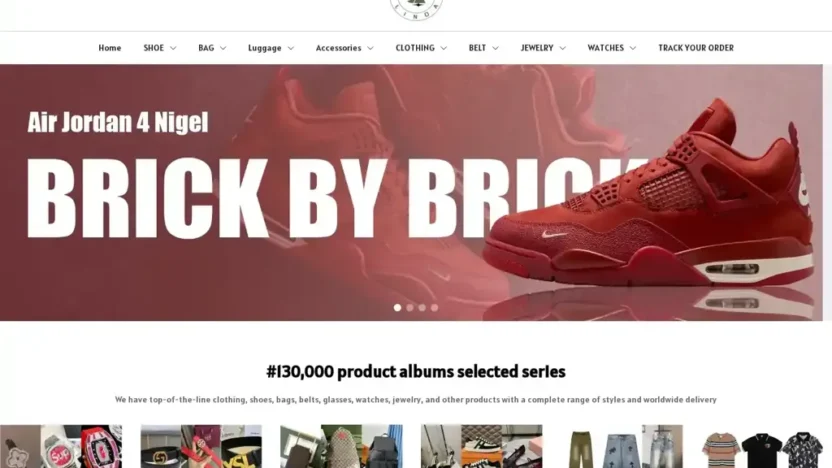 Screenshot of Non-Delivery scam website "Lindaclub.shop"