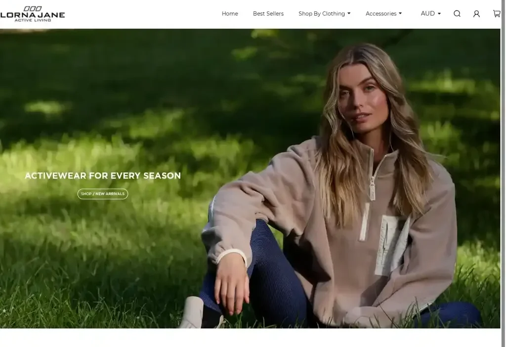 Screenshot of Non-Delivery scam website "Lornajanestores.com"