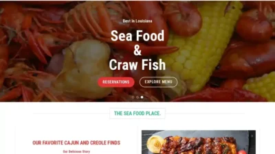 Screenshot of Non-Delivery scam website "Louisianaseafoodsstore.com"