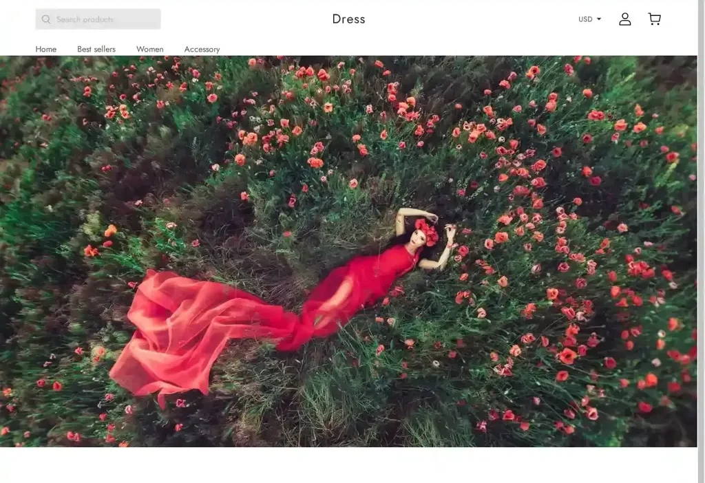 Screenshot of Non-Delivery scam website "Love-yoga.shop"