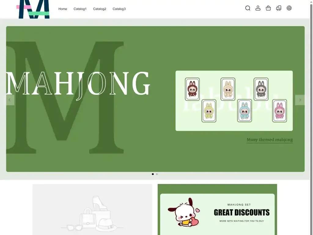 Screenshot of Non-Delivery scam website ""