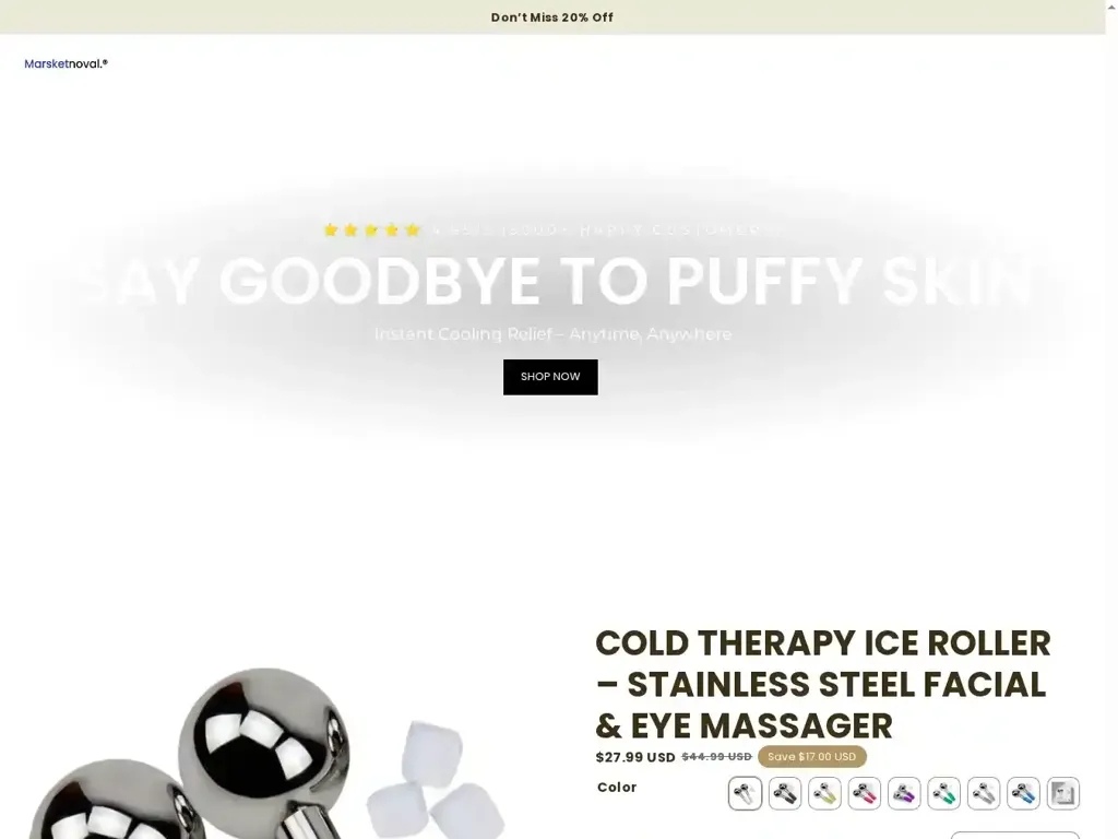 Screenshot of Non-Delivery scam website ""