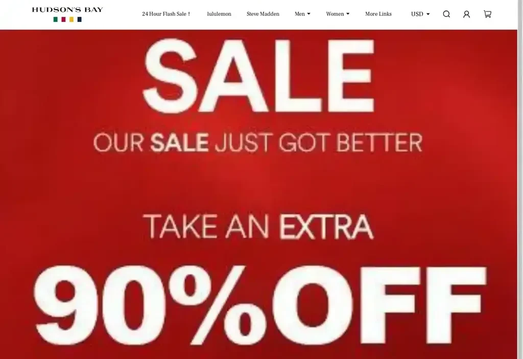 Screenshot of Non-Delivery scam website "Marrkstore.com"