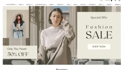 Screenshot of Non-Delivery scam website "Merrstore.com"