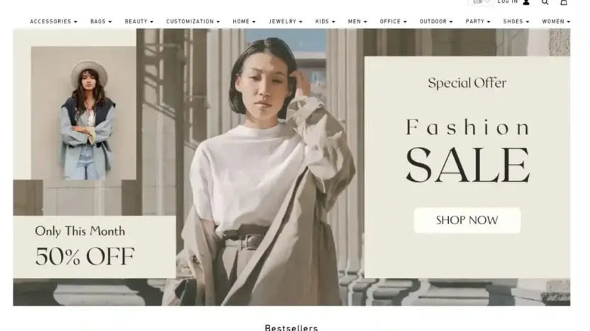 Screenshot of Non-Delivery scam website "Merrstore.com"