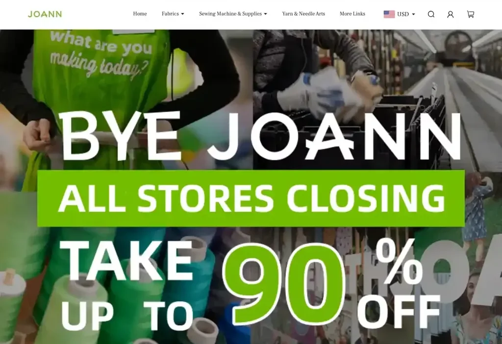 Screenshot of Non-Delivery scam website "Michaelssale.shop"