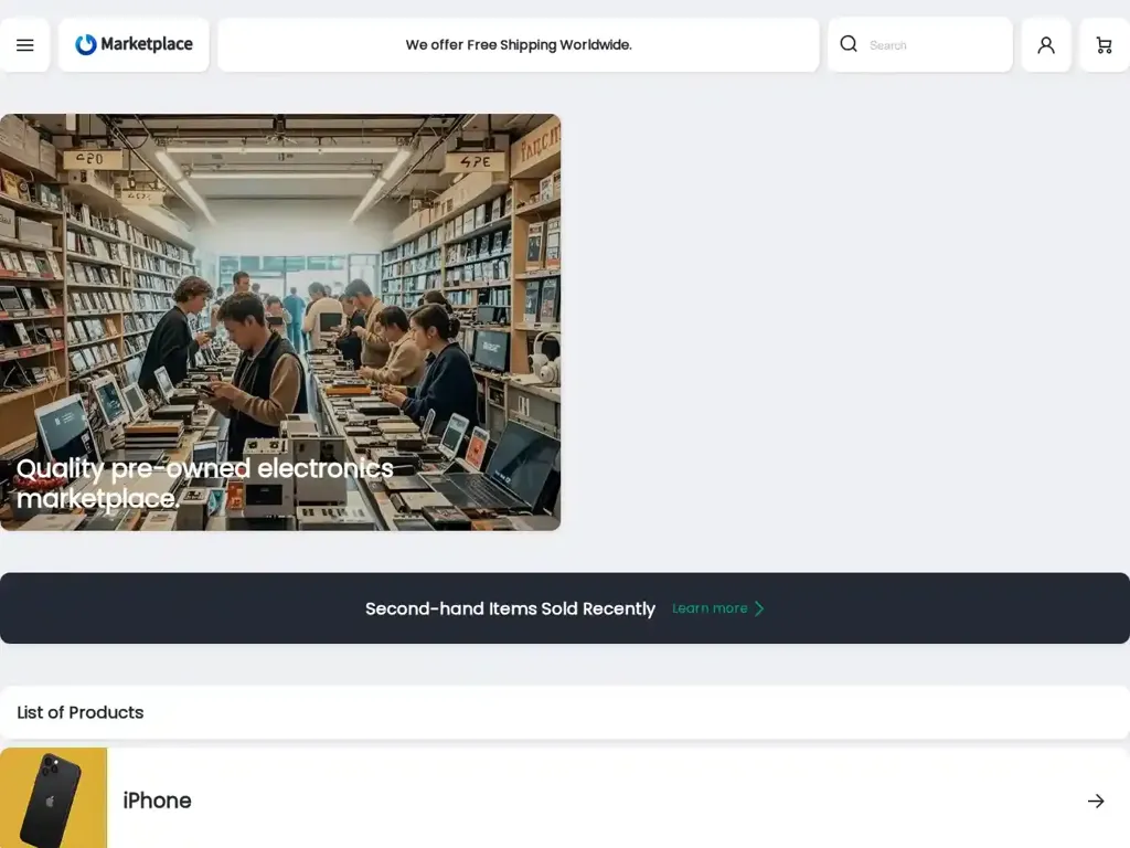Screenshot of Non-Delivery scam website "500 Internal Server Error"